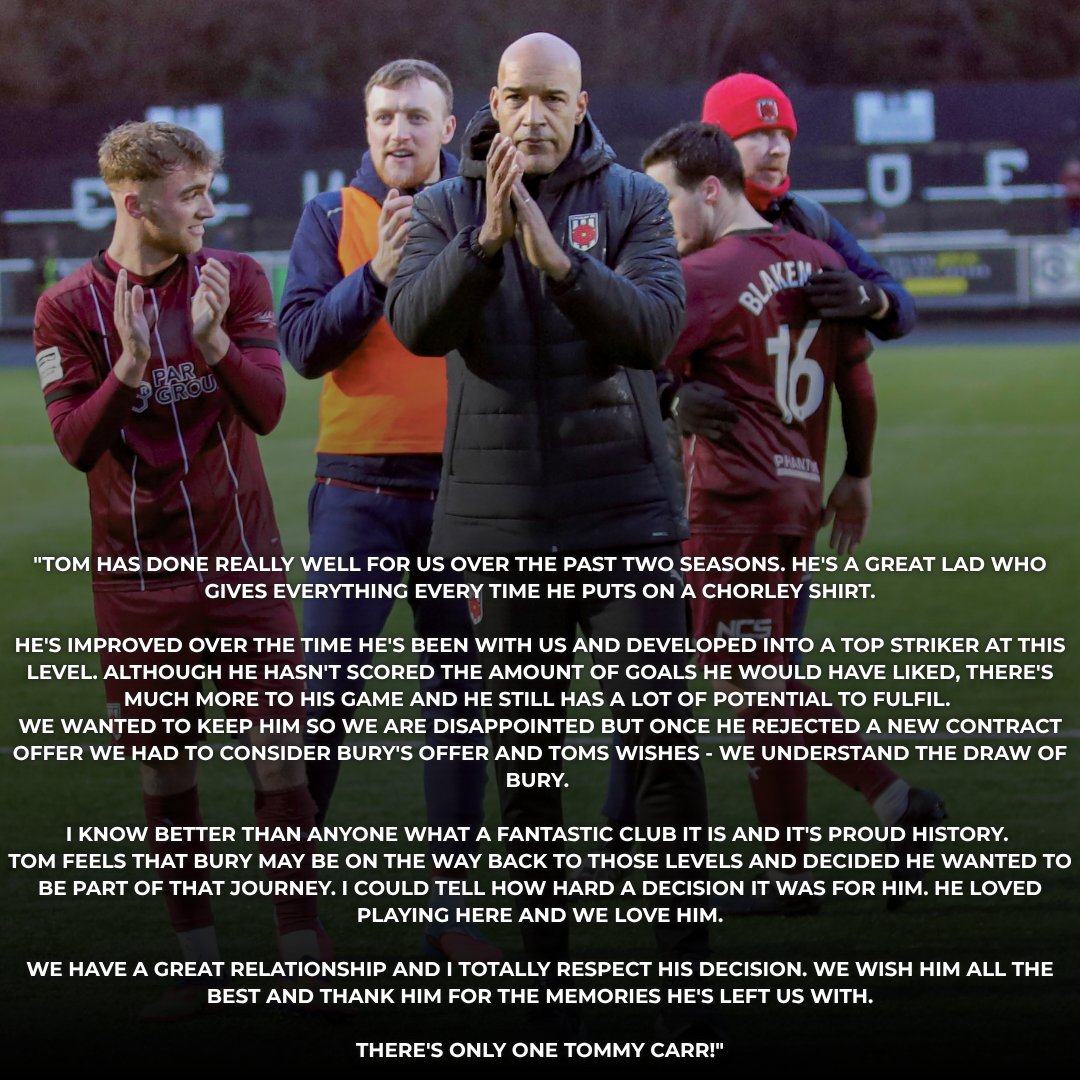 Chorley FC tweet media