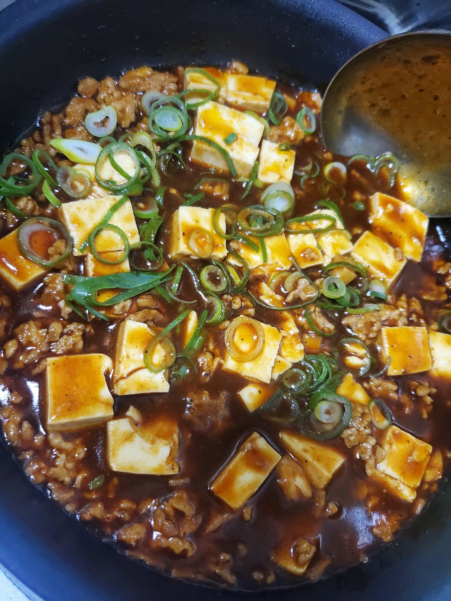今日は麻婆豆腐です💪👲🔥