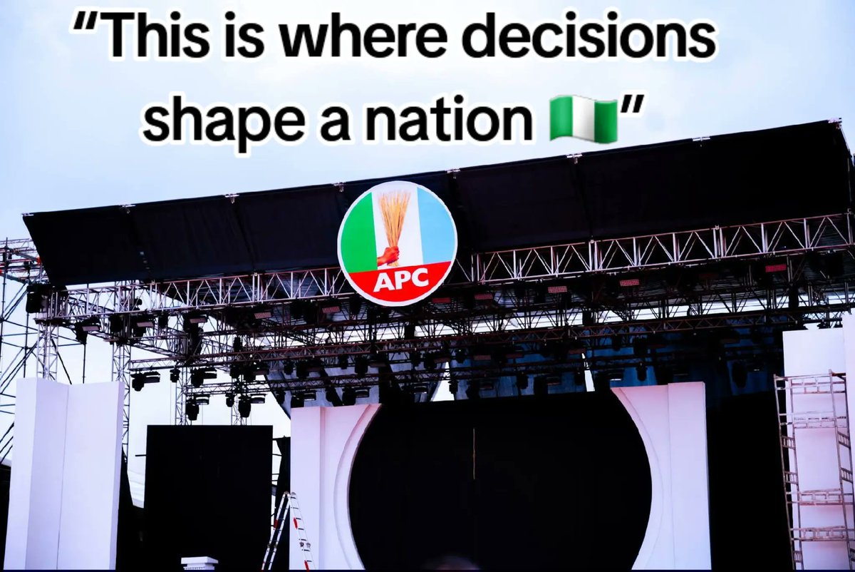 Yusufglo's tweet photo. More than a logo.
It’s a direction. 🇳🇬

#APC #APCConvention #Nigeria #Trending #Naija #Politics https://t.co/d2M3FqkTYZ
