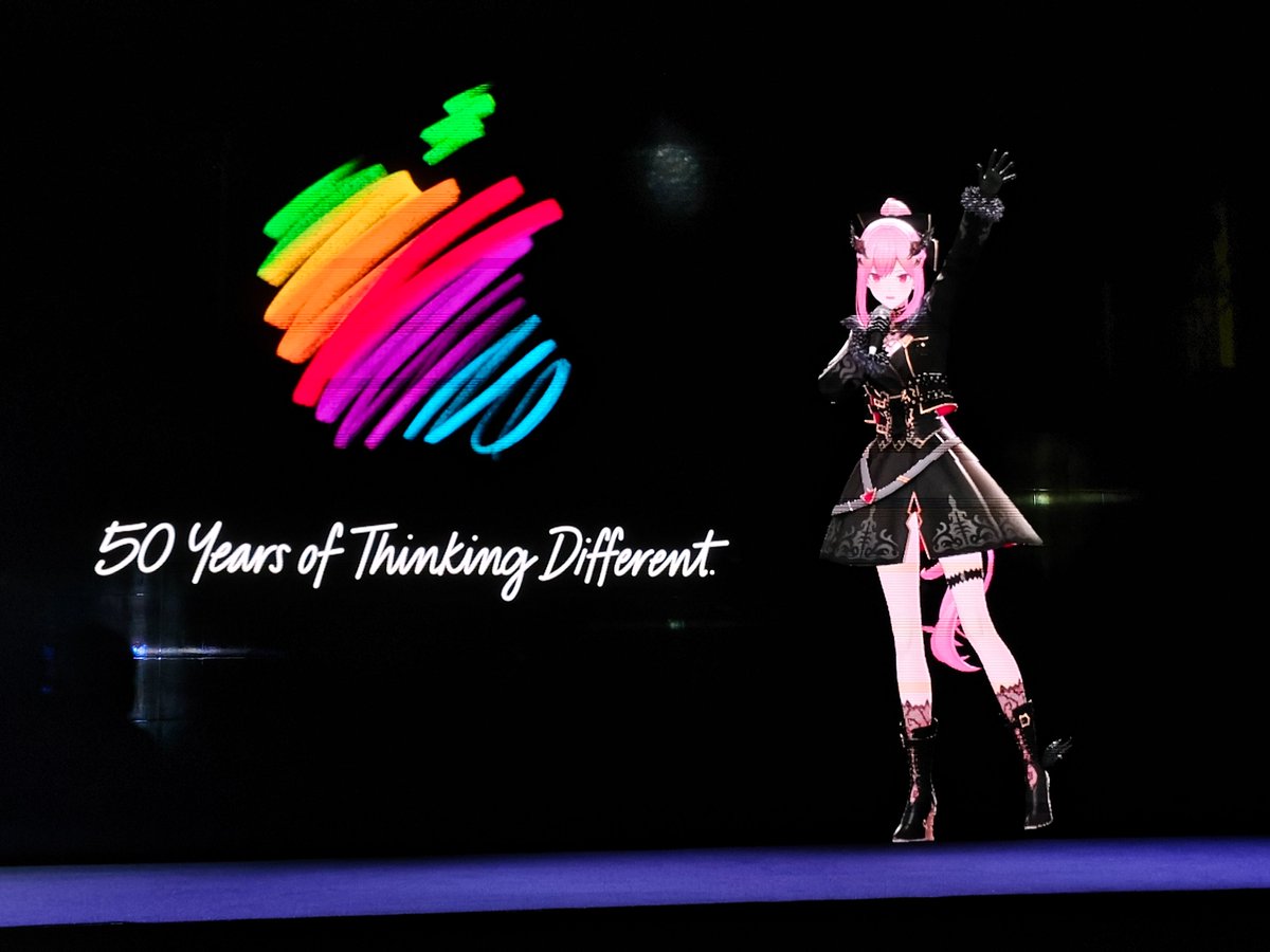 hamu_3nd's tweet image. Apple 50周年、表参道のMori Calliopeライブ！
めちゃくちゃ近距離感でステージを見れて幸せすぎる！！！
#Apple50 
#Todayatapple