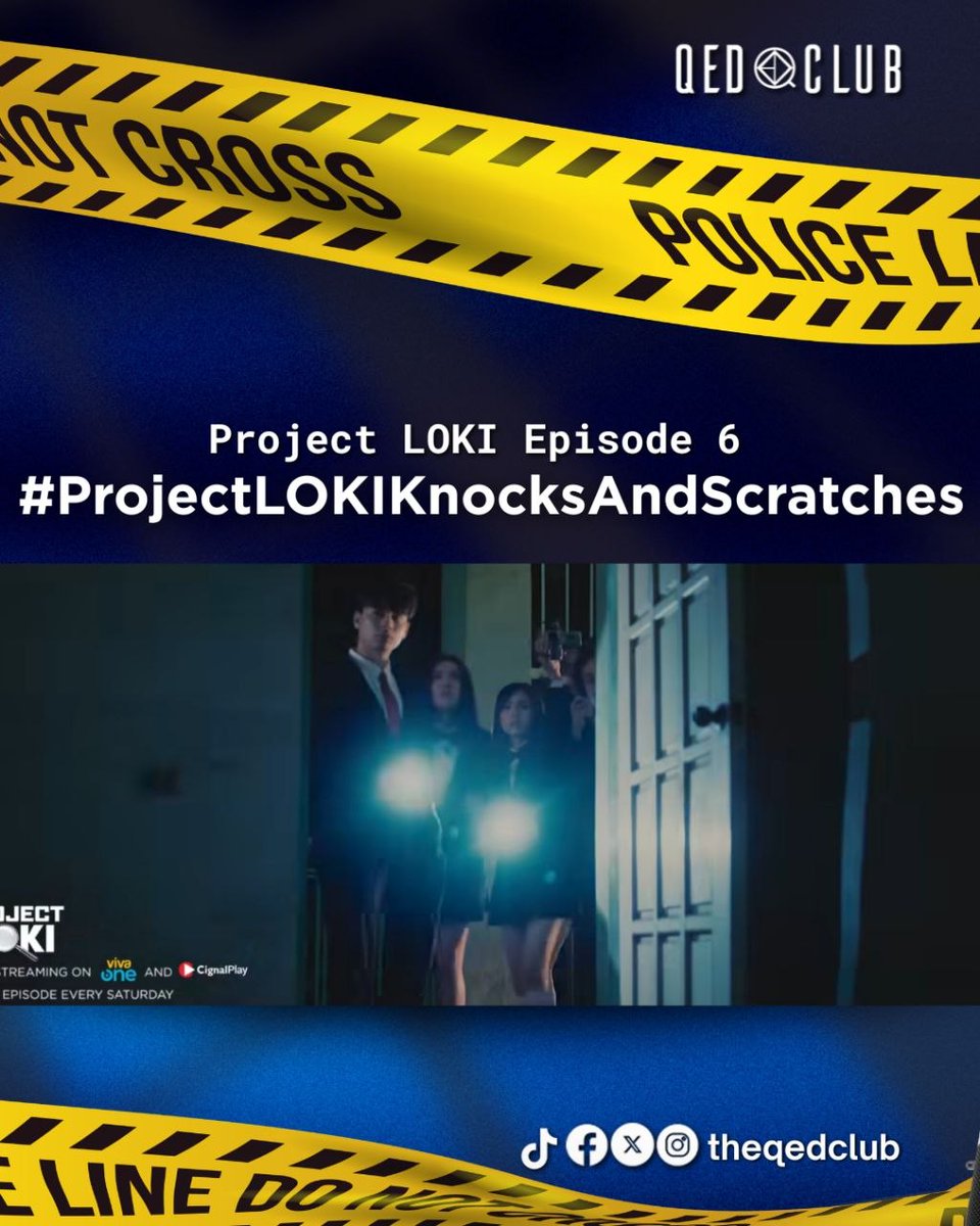 Is the "M" case really over? 

Watch how the mysterious cases unfold in Clark U tomorrow midnight, March 28.

Join the X party at 9 pm with hashtag #ProjectLOKIKnocksAndScratches and tag PROJECTLOKI Enigma Begins!

#ProjectLOKI #VivaOne #CignalPlay #TheQEDClub