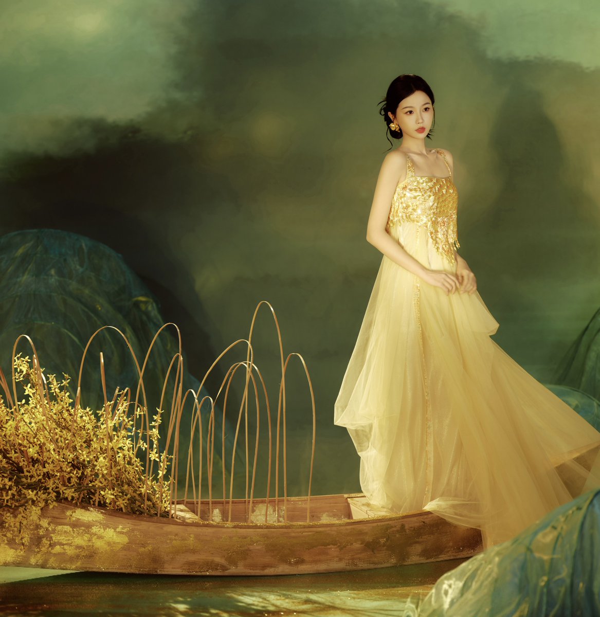 ForCdrama's tweet photo. #YuShuxin for 2026 RED Gala. https://t.co/UsCVLLSzNn