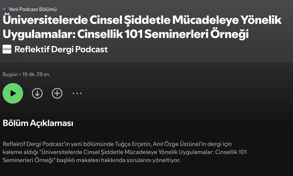 Reflektif Sosyal Bilimler Dergisi tweet media