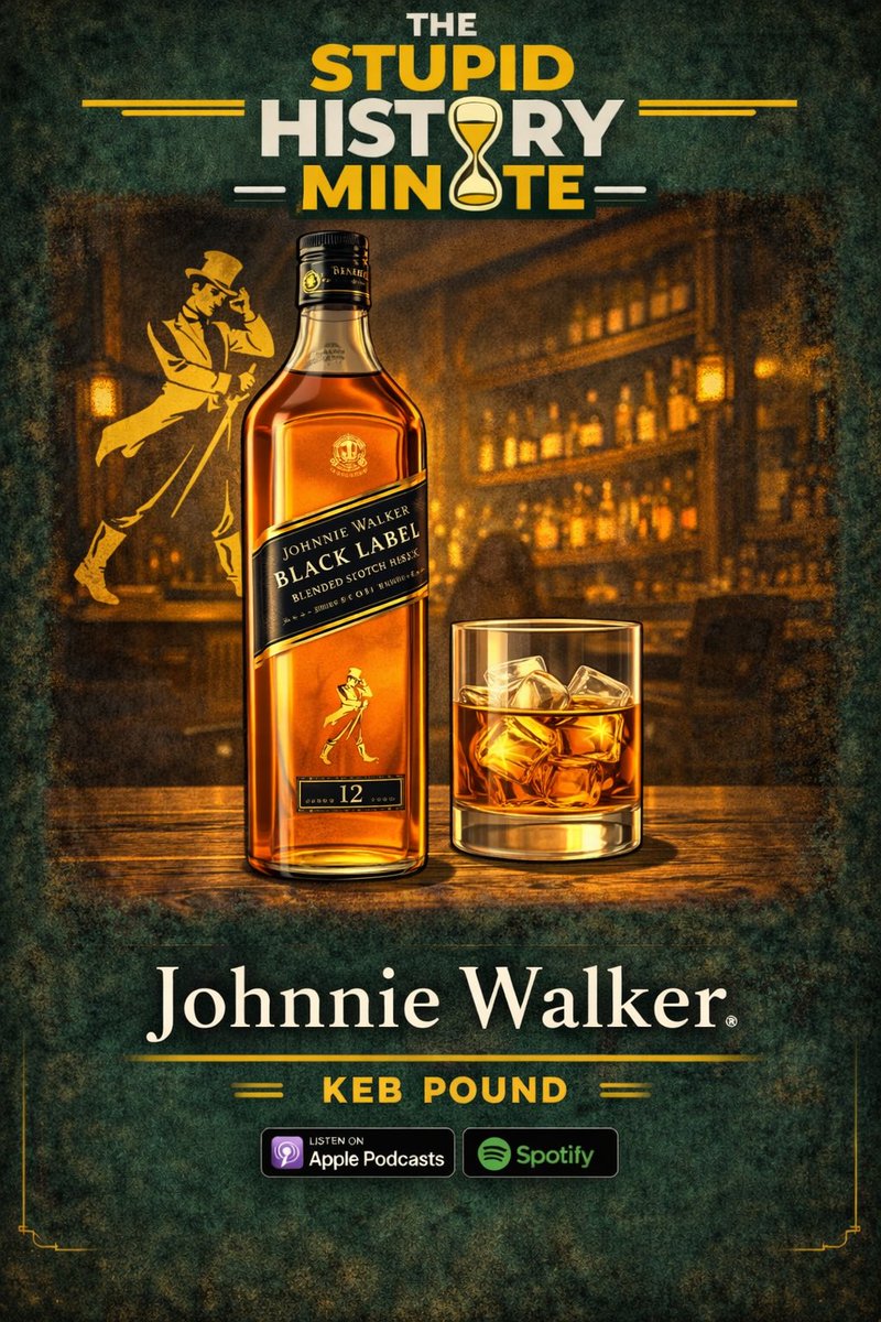 StupidMinute's tweet image. The Stupid History of Johnnie Walker

#History #Podcasts #Alcohol