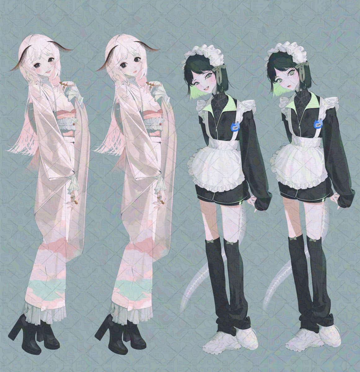 MATU00008's tweet photo. 【キャラクター公開】

ノベルゲームに登場するキャラクターを公開します！

和をモチーフにしており作品の世界観をより引き立ててくれる存在です。
とても素敵に仕上げていただきました…！

立ち絵を制作してくださったクリエイター様→ @05tatar_t  様
skimaプロフィール↓
https://t.co/AwRqpClJ08 https://t.co/GnCQ2WH5vu