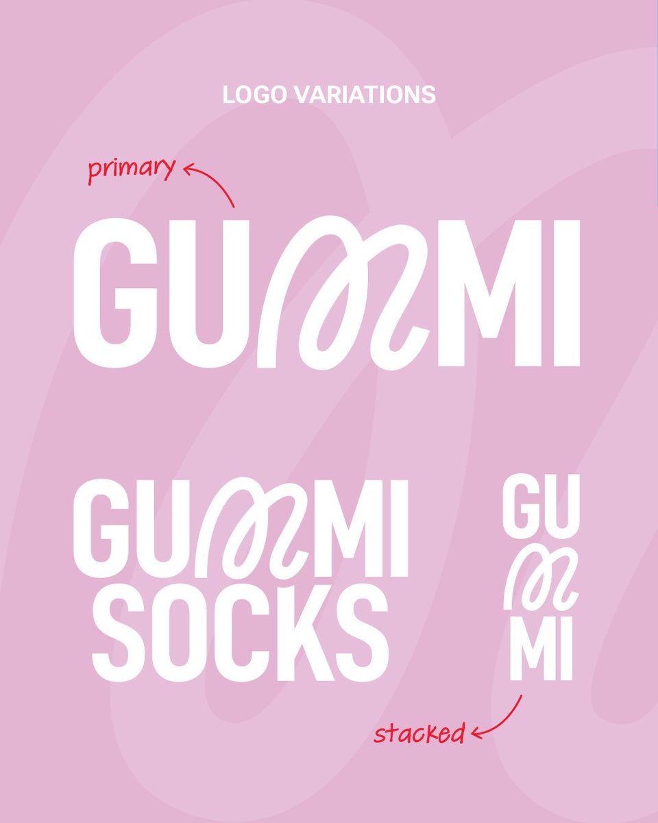 kyakstudio's tweet image. We recently completed a lovely branding project for @gummisocks. Sweet socks with a big bite! 🍬🧘🏻‍♀️

#teamKYAK #designstudio #design #branding #marketing #wellness #fitness #pilates
