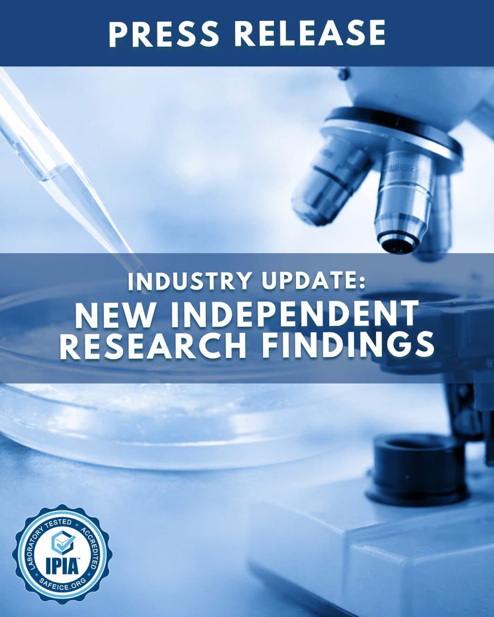 IceIsFood's tweet image. IPIA is sharing new scientific findings confirming that packaged ice produced without recognized sanitation and quality-control standards can become contaminated.

Read the full release here: packagedice.com/PressRelease03…

#iceisfood #sealofsafety #safeice #research #foodsafety