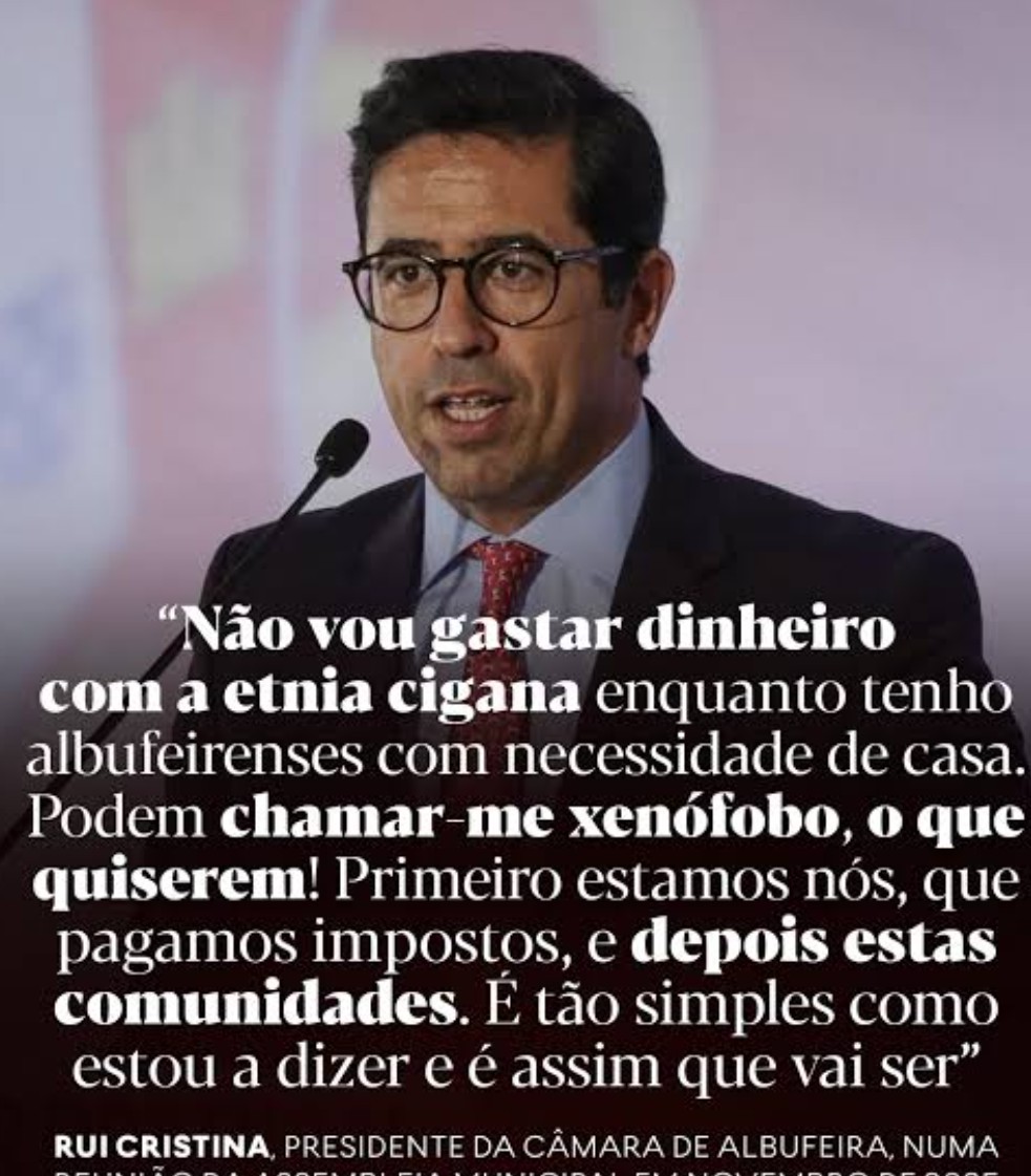 Vejam as diferenças.
Fernando Paulo Ferreira, Presidente da CMVF de Xira, do PS .
Rui Cristina, Presidente da CM Albufeira, do CHEGA 
Parabéns aos dois, situações idênticas mas julgamentos em praça pública diferentes só por causa da filiação política. 
Maldita Incultura WOKE