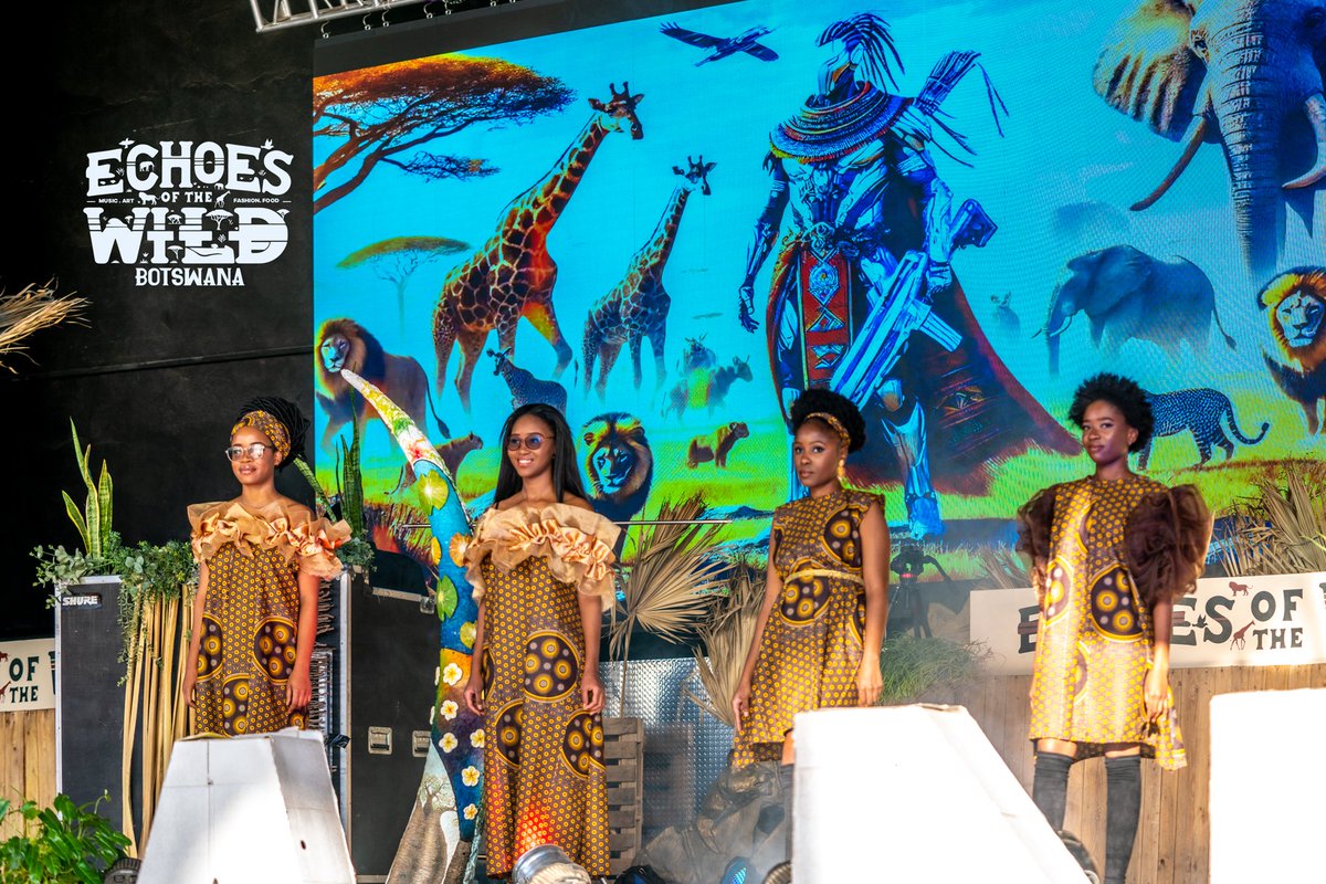 Echoes_BW's tweet image. #EchoesoftheWild isn’t a one-night thing — it’s a movement pushing our culture forward and elevating local fashion to the world. #EchoesOfTheWild #UntamedRoar #botswanafashion #botswanaculture #botswanatourism #botswana #worldrelays