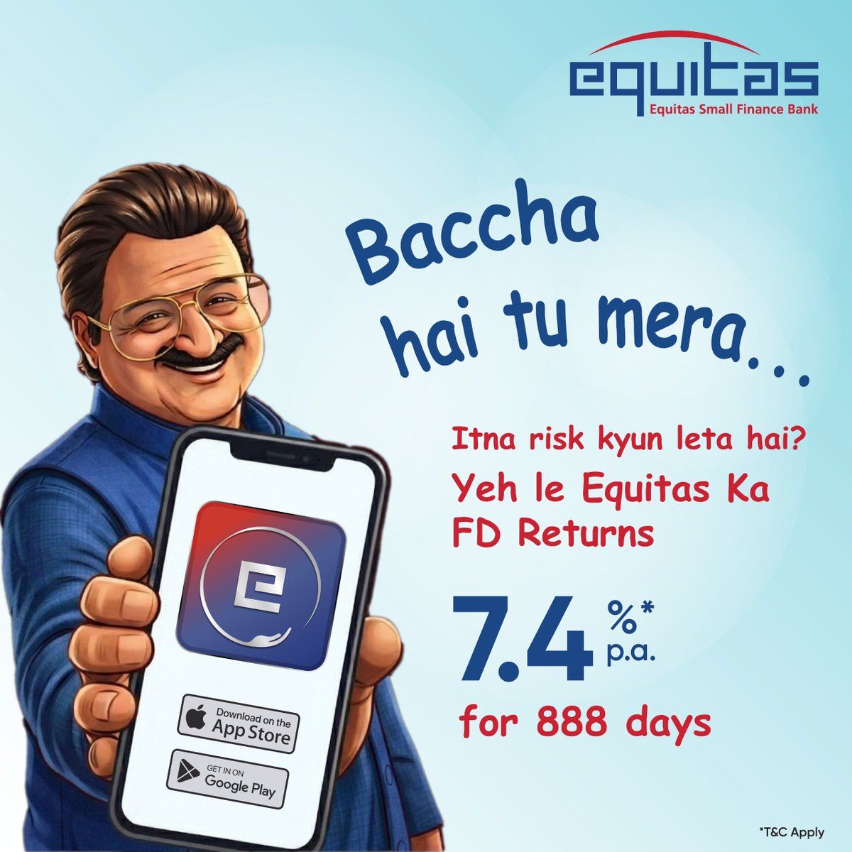 EquitasBank tweet media