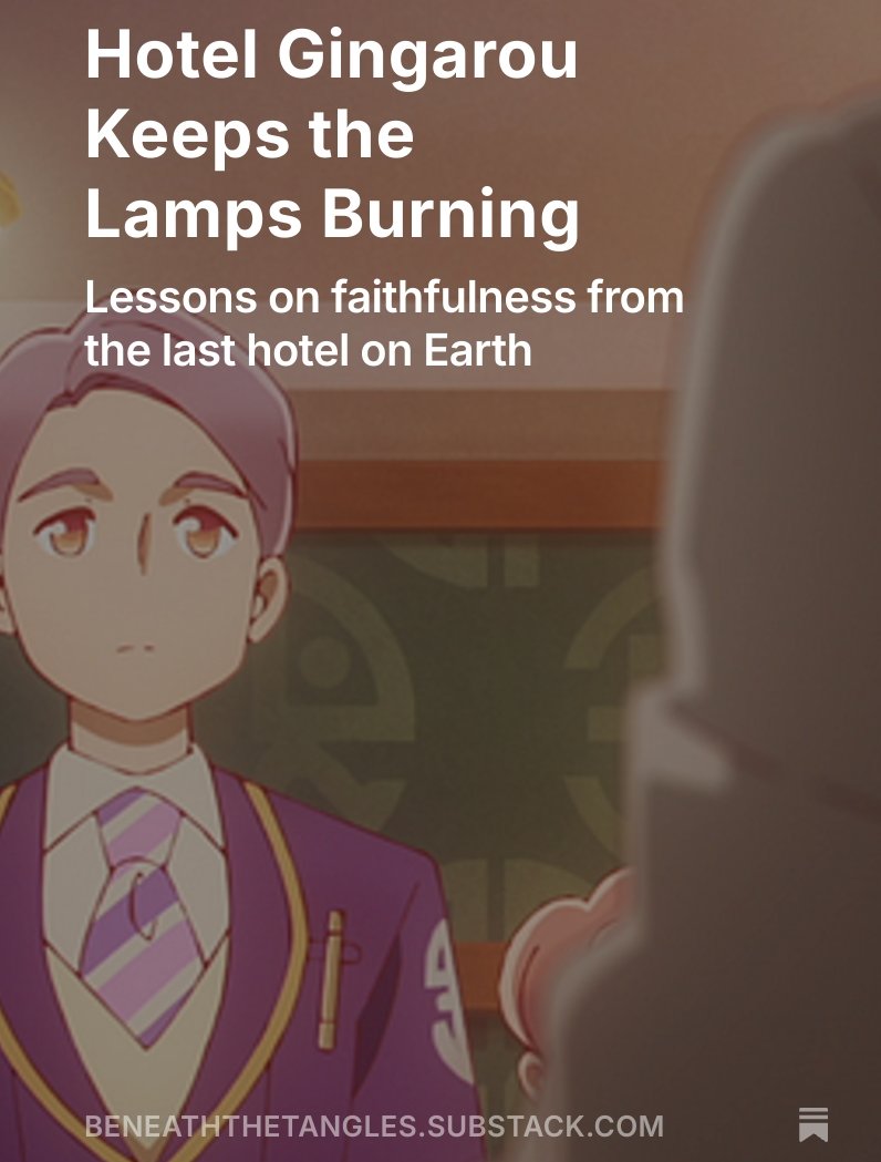 AnimeTangles's tweet photo. Hotel Gingarou Keeps the Lamps Burning by @GamesAndGod https://t.co/NvaQPNNX0l https://t.co/1KGFGW7DvQ