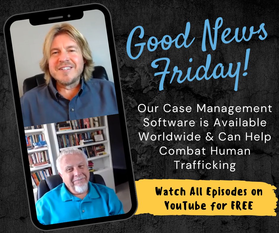 Tune in with Mike &amp; Joey for another episode of #GoodNewsFriday. 📺 youtu.be/b0QXwhCk2gg

We understand the same issues in the USA exist in other parts of the world, but there's good news! If an agency has internet, they can use our software - making it a worldwide tool.