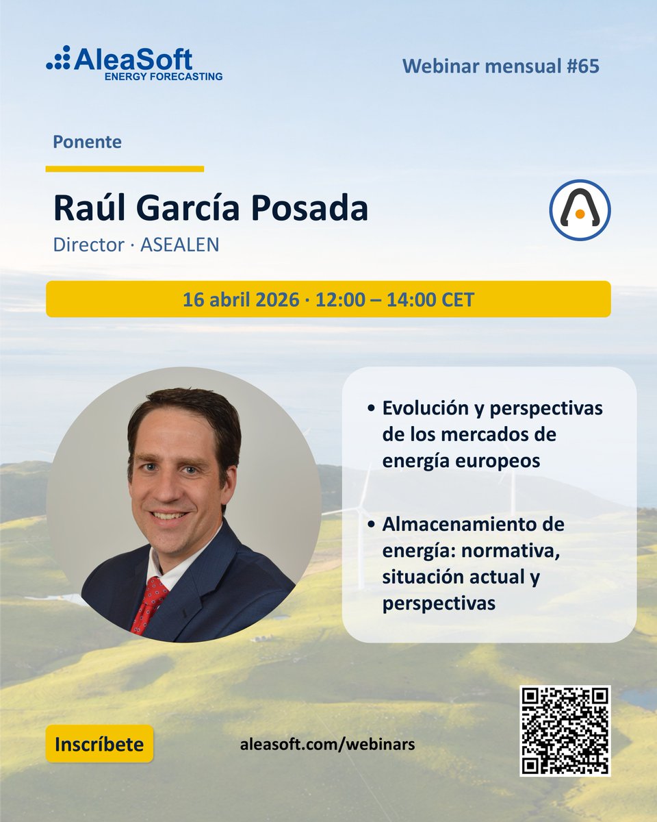 AleaSoft Energy Forecasting tweet media