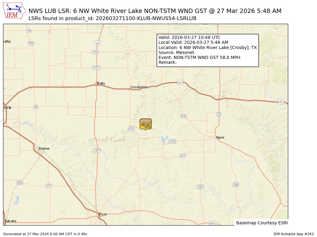 KLBK Weather tweet media