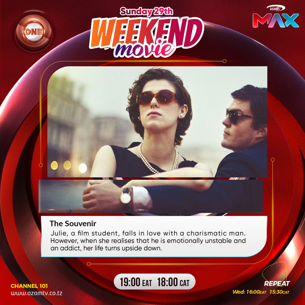Azamtv_ug's tweet photo. If you thought the Saturday lineup was big, Sunday is coming in like a wrecking ball! ##AzamONE #AzamTWO https://t.co/5lJXQNOhDI