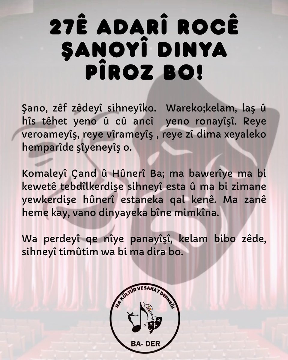 BA Kültür ve Sanat Derneği tweet media