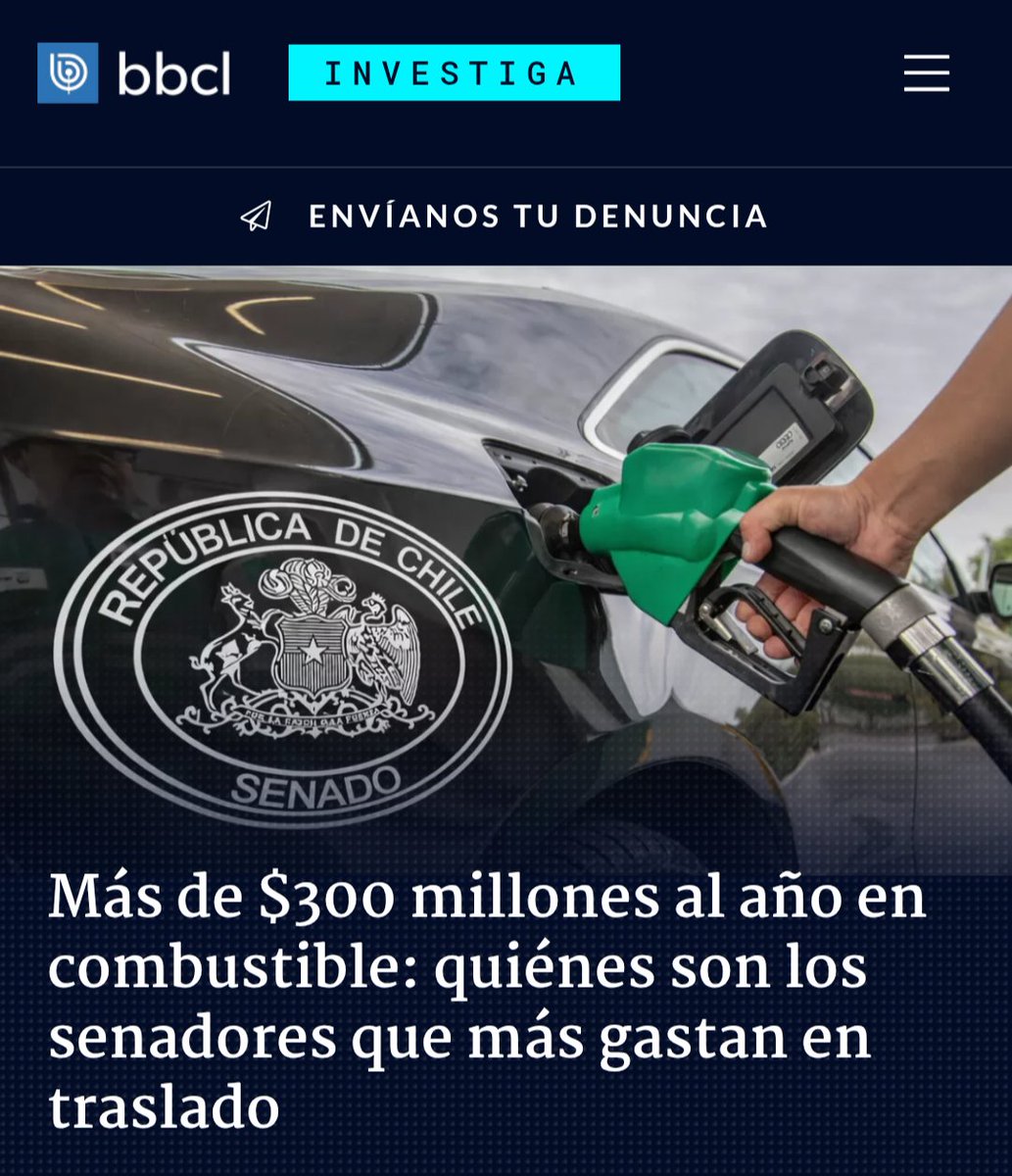 El "sentido común" de Paulina Vodanovic (PS) y Ossandon (RN) es q tú camines pa ahorrar mientras ellos gastan millones en combustible. Mientras el diésel sube $580, sus privilegios no se tocan. ¡Basta de abusos! Que los recortes pasen primero x el Senado y sus viáticos. 🤡