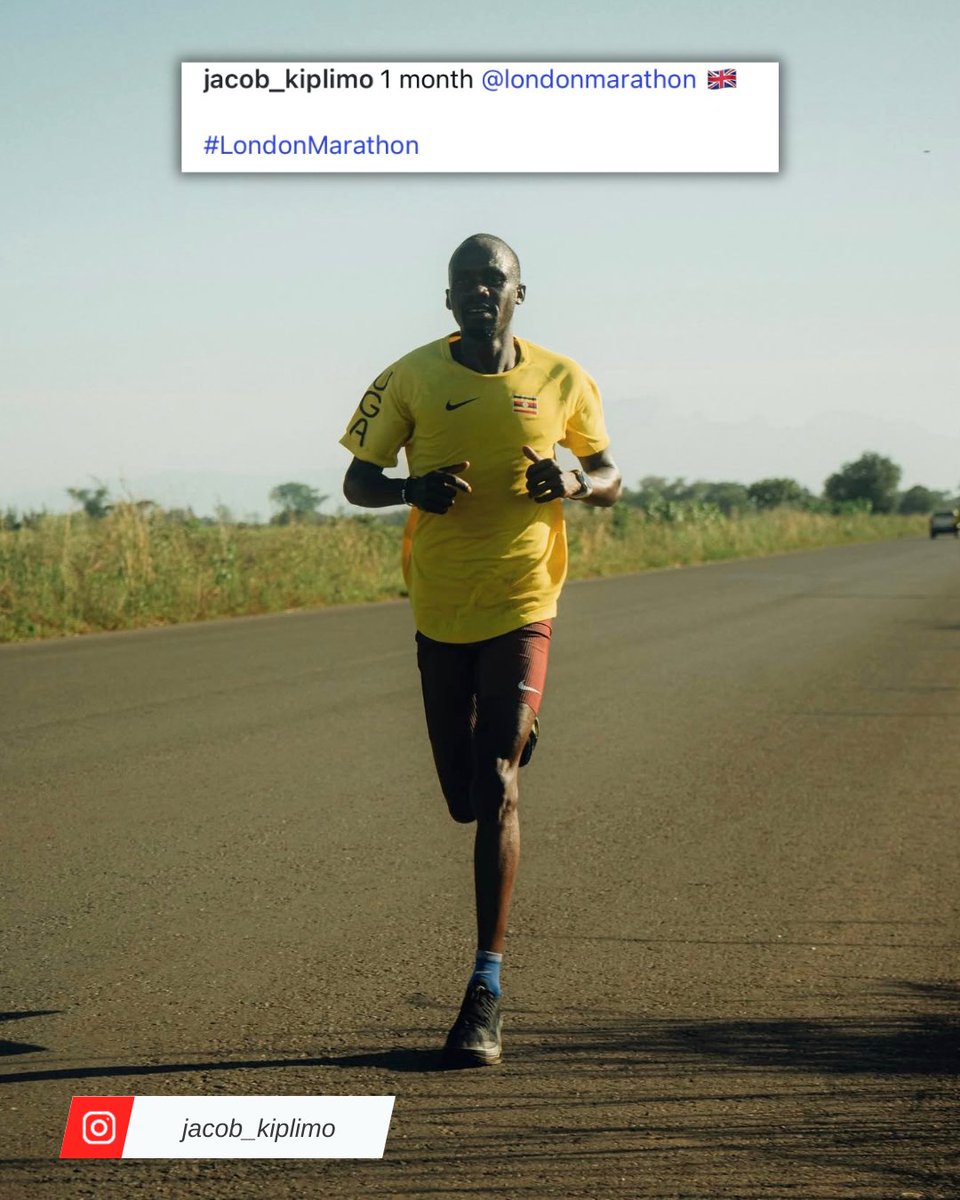 🔥 Cuenta regresiva en marcha…

A 1 mes del Maratón de Londres 🇬🇧, los protagonistas ya afinan los últimos detalles.

Jacob #Kiplimo se prepara para uno de los desafíos más grandes del calendario… y promete ser protagonista 👀🏃‍♂️

⏳ Cada kilómetro ahora cuenta.
💥 ¿Irá tras un
