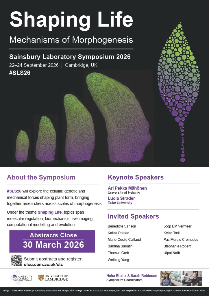 Sainsbury Laboratory Cambridge University (SLCU) tweet media