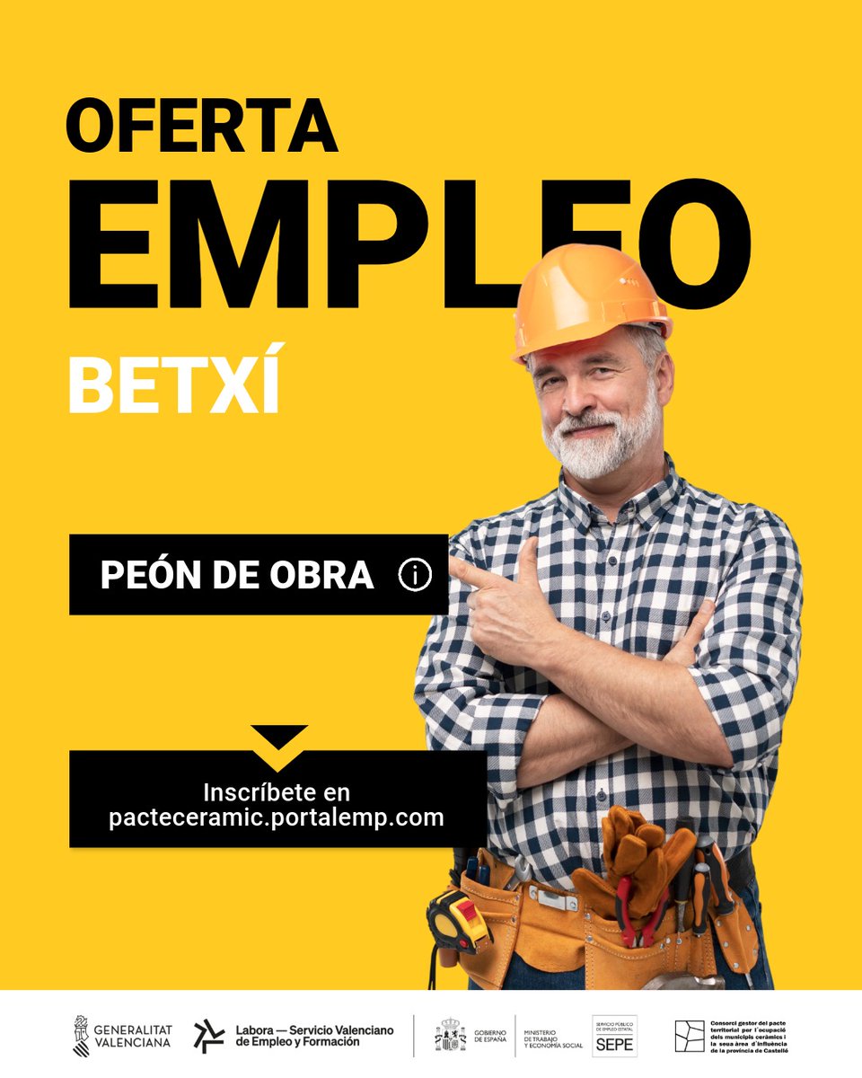 Pacte per l'ocupació dels municipis ceràmics tweet media