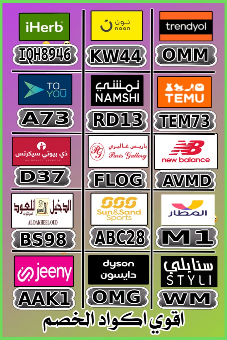 glpkk's tweet photo. تريد توفر!
كُـود  كوبِون خـِصم
Society Zulfi
🍼🔌

⎐ايهرب⎐ايهيرب اهرب
⊵IQH8946⊴

⎐درعه⎐
⊵H5⊴

⎐بلومنغديلز▬بلومينغديلز⎐
⊵BLM28⊴

Electric Charcoal
^^^^
VEUC https://t.co/QU8DKiTb80
