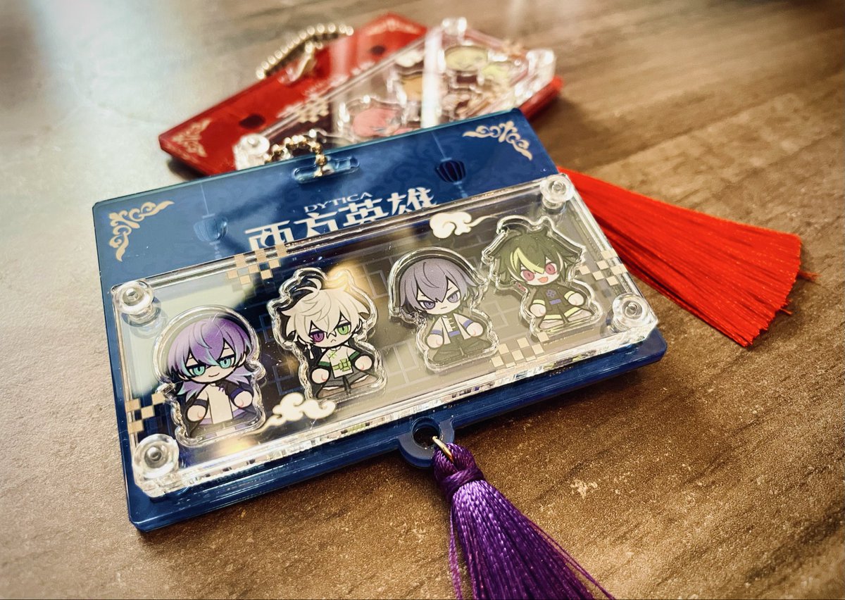 にじそうさく11 頒布予定のパッケージ風アクキー届きました！ タッセル