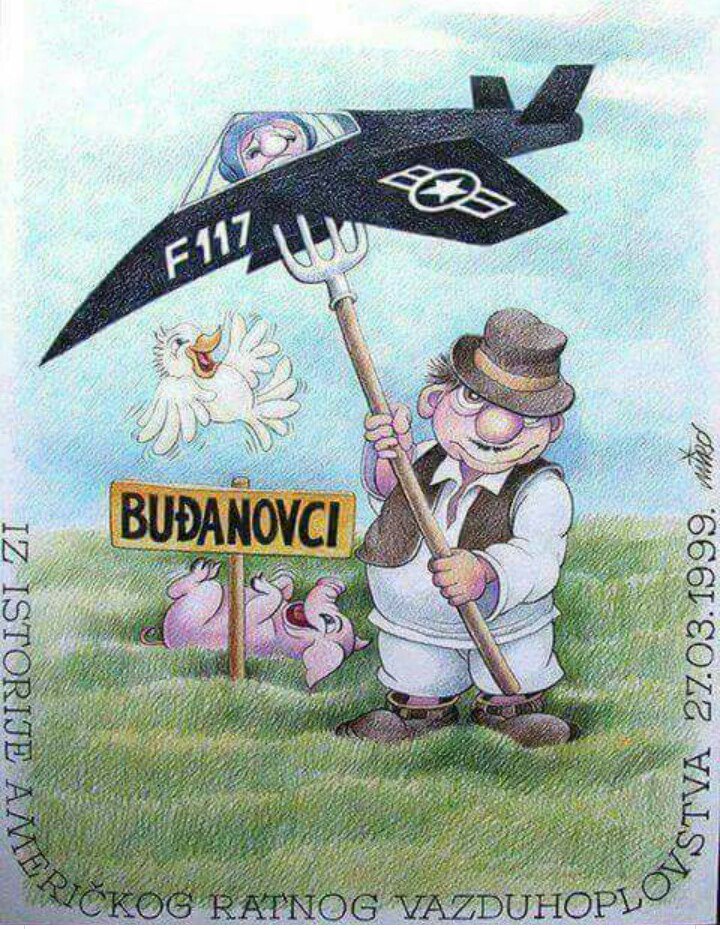 PribicevicU's tweet photo. #OTD Oprostite, nijesmo znali 😄😄😄

🚀 #F117 🛩

#natoagression #ExYu #Serbia #NeverForgiveNeverForget https://t.co/NPV6satPo0