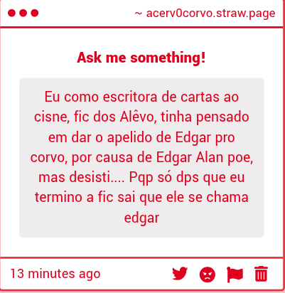 acervo corvo. ✶ tweet media