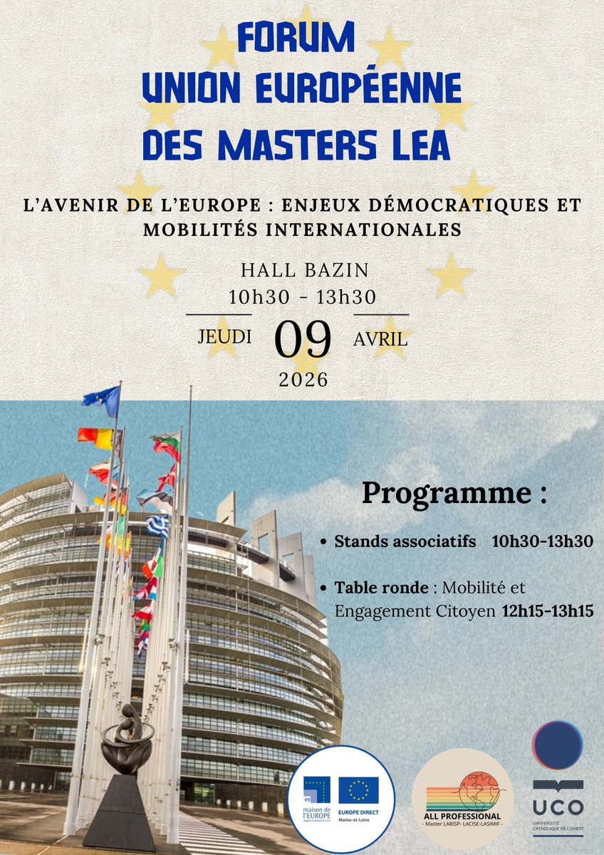 Maison de l'Europe Angers & 49 - Europe Direct tweet media