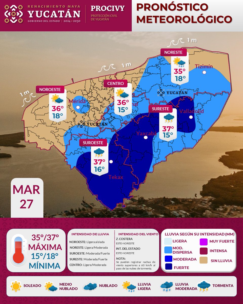 Protección Civil Yucatán tweet media