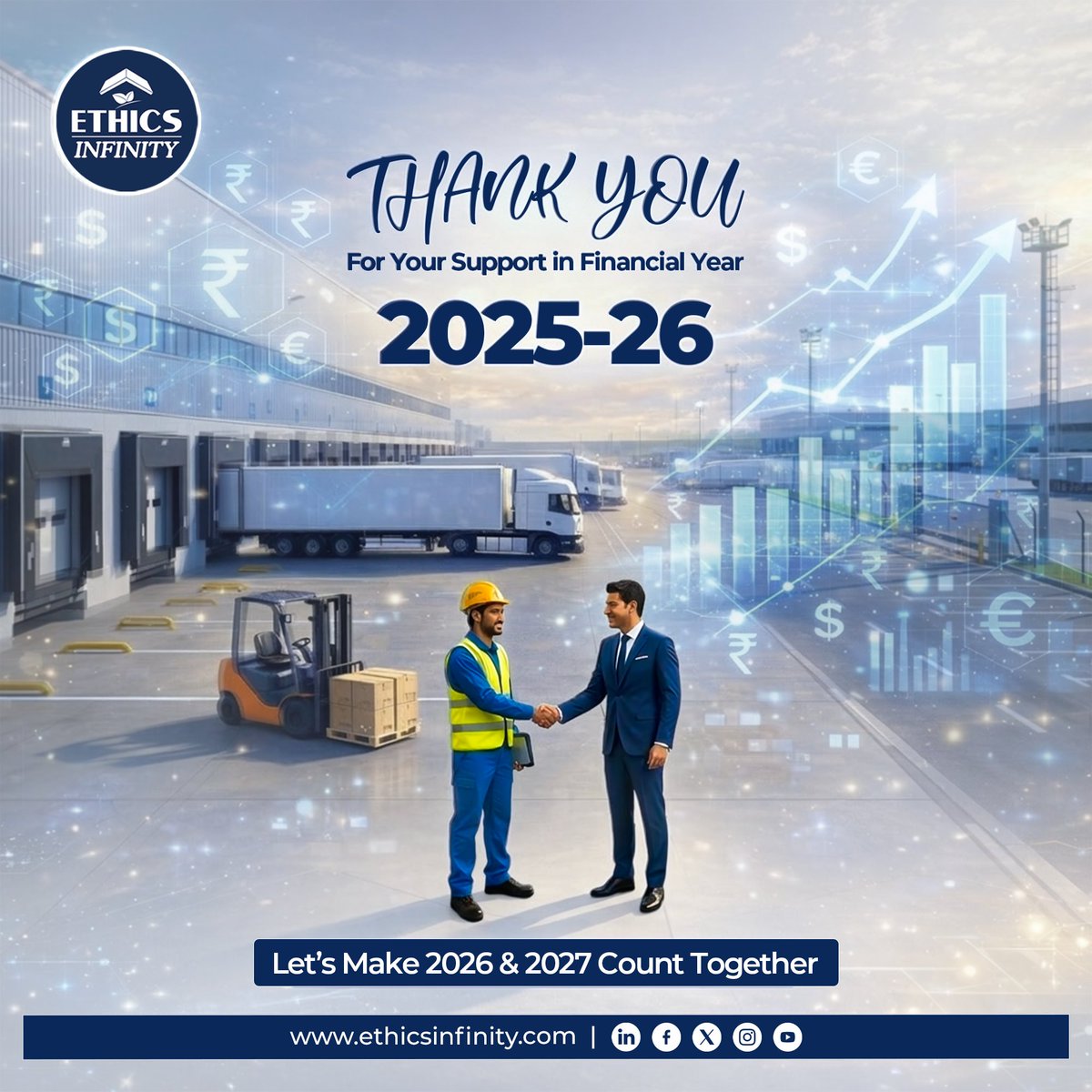 EInfnity's tweet photo. 2025-26 was great, but 2026-27 will be better! Thanks for sticking with us. Let’s win big this year together.

#WinningTogether #BetterIn2027 #ThankYouForYourSupport #NextLevelSuccess #CheersToNewBeginnings #EthicsInfinity https://t.co/9mS7Gl5hC2