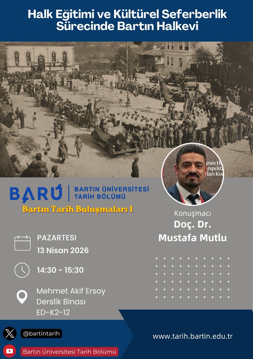 bartintarih's tweet photo. Bartın Tarih Buluşmaları 1 Başlıyor https://t.co/dFPe5YexkV