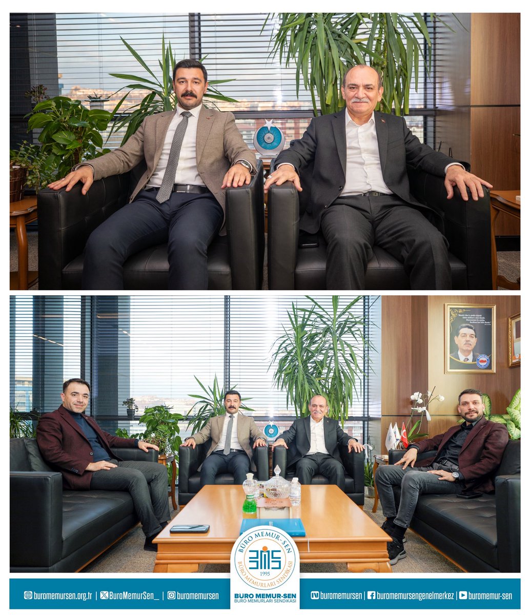 Büro Memur-Sen Genel Başkanım Sn. <a href="/yusufyazgan37/">Yusuf YAZGAN</a>’ı ziyaret ederek, Aydın ilimizdeki memurlarımız ve üyelerimizin talep ve beklentileri üzerine istişare ettik. 

İlgileri için Genel Başkanımız ve Genel Başkan Yardımcılarımıza Aydın teşkilatım ve üyelerimiz adına teşekkür ederim.