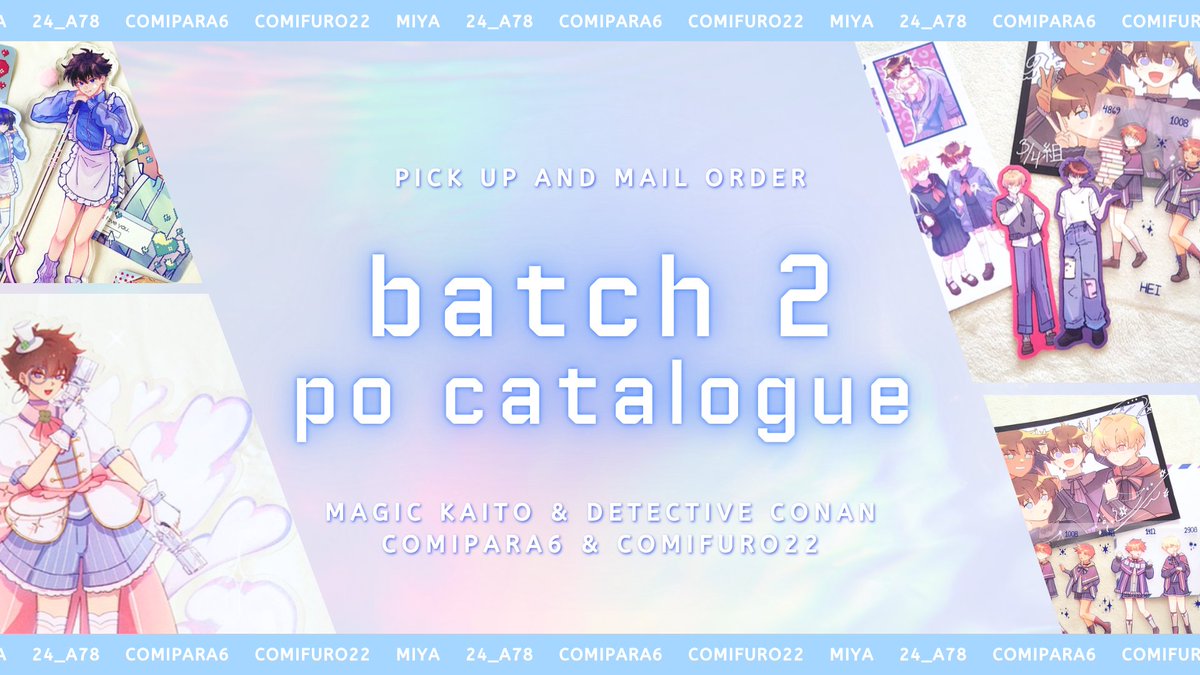 miya. PO Batch 2 ComiPara6 & CF22 📌 tweet media