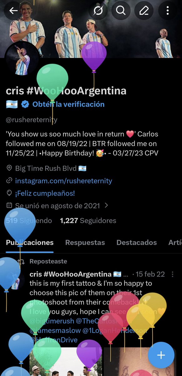 cris #WooHooArgentina 🇦🇷 tweet media