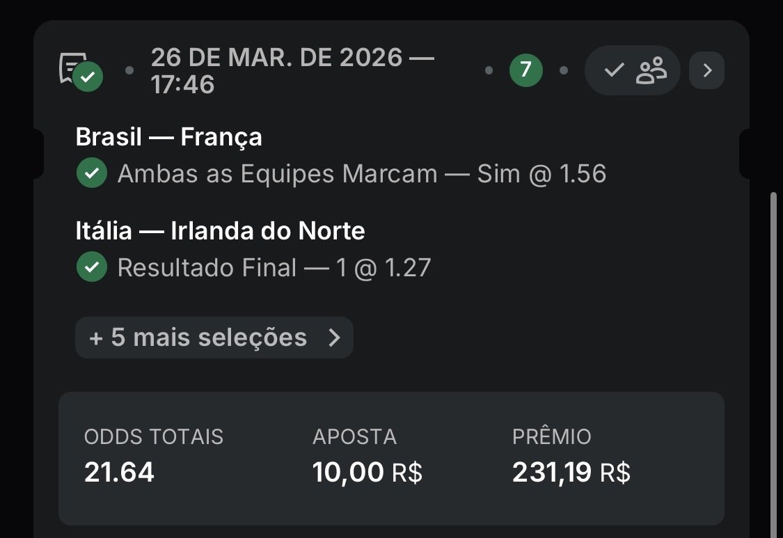 Vamoooooo porraaaaa
Ta na conta ✅✅✅🔥🔥🔥

ODD81 
ODD15
ODD22