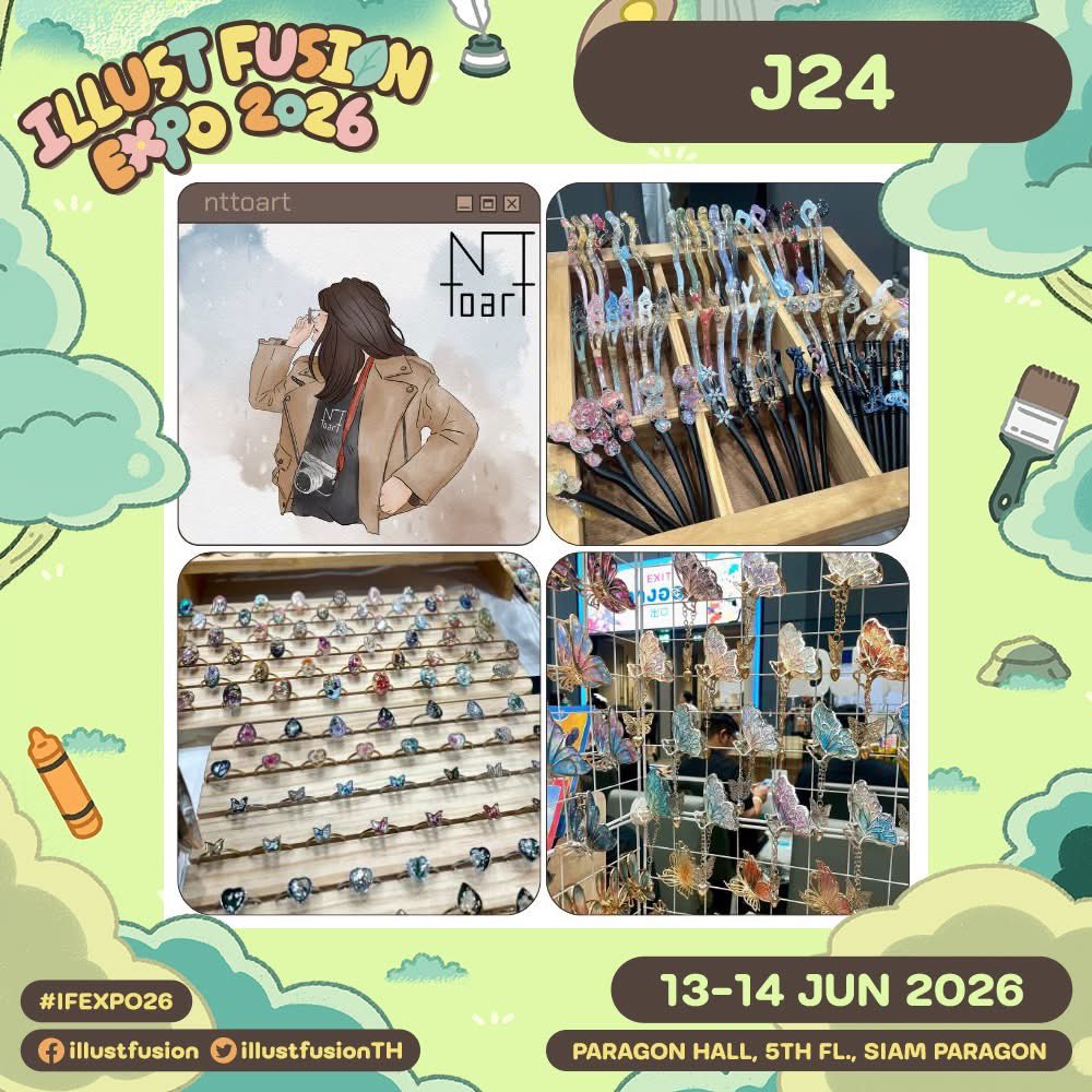 nttoart ☆ J24 ☆ #IFEXPO26 SAT&SUN tweet media