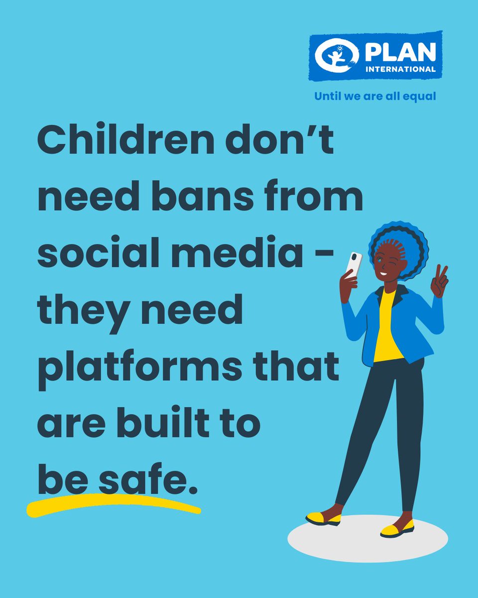 Plan International tweet media