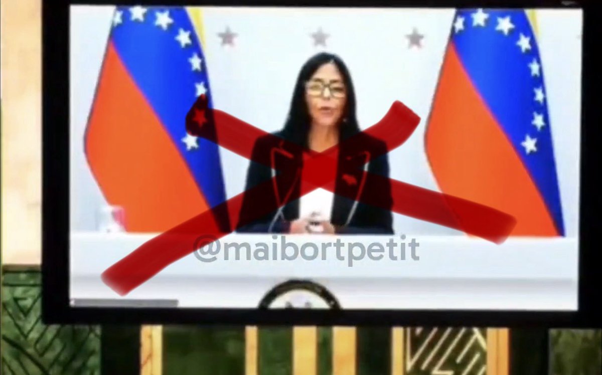 Dear <a href="/POTUS/">President Donald J. Trump</a> <a href="/realDonaldTrump/">Donald J. Trump</a> 
Delcy Rodriguez is an Incompetent, ineffective, “pathetic” interim criminal. 
She only knows about extort, rob, extortion and killing. 
Thank you for your attention to this post.