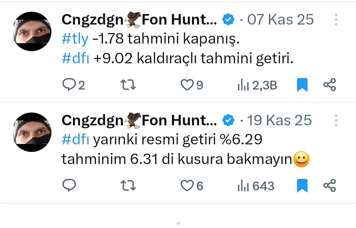 Cngzdgn🦅Fon Hunter | Sessiz Getiri tweet media