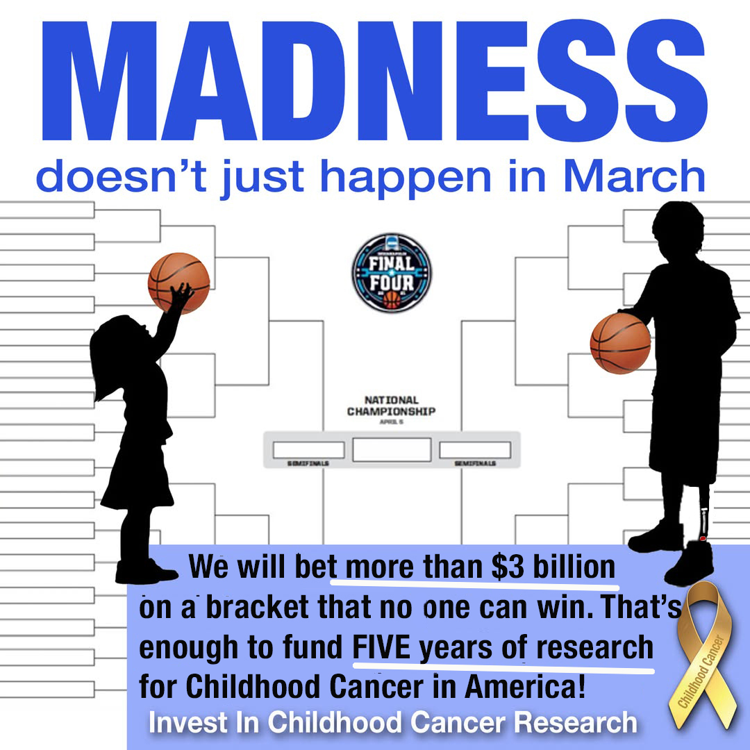 JoeBaber1's tweet photo. We think it's madness for us to consider #ChildhoodCancer as a "rare" disease and then not invest in research for it even though DIPG, Ewing Sarcoma and other kids' cancers kill more children than all other diseases combined.  Even survivors are likely to have serious health issues due the very treatment they received to try and save their lives. Stop the madness and support good legislation that will provide more research dollars to childhood cancer. https://t.co/N4cOKDi4XI