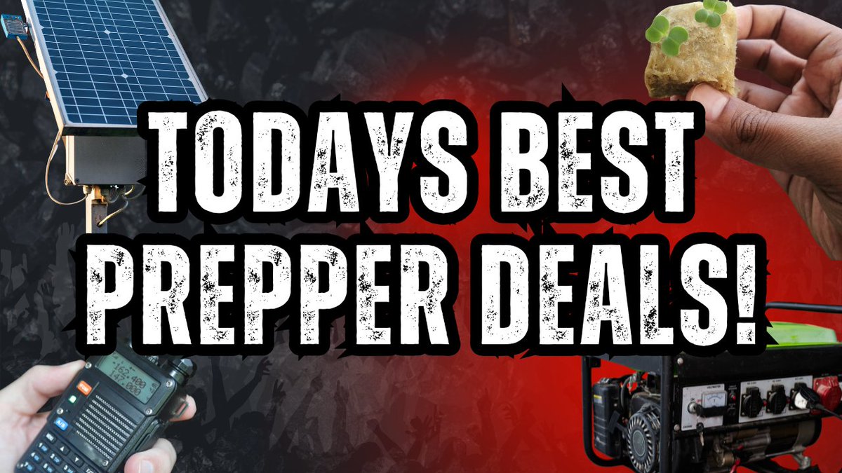 Prepperradio's tweet image. No better time to get prepared. TODAYS BEST PREPPER DEALS pbnfamily.com/uncategorized/… #iranwar #iran #offgrid #prepper