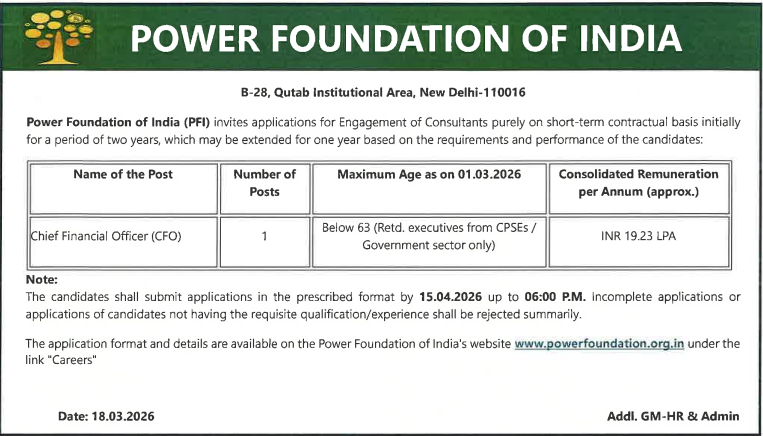 Power Foundation of India tweet media