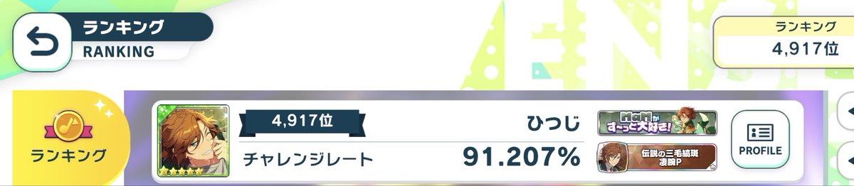 ライブチャレンジ　LOUDEST~。置き推奨曲。難しすぎて何も取れん😇　ブロンズ入れるか…？ギリギリ。家族は飽きたのかやってさえいない