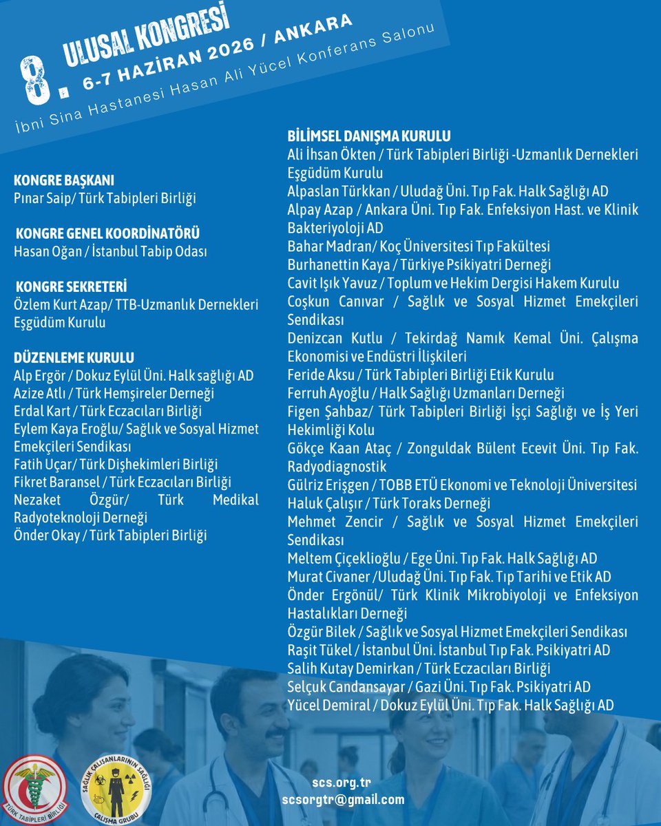 Sağlık Çalışanlarının Sağlığı Çalışma Grubu tweet media