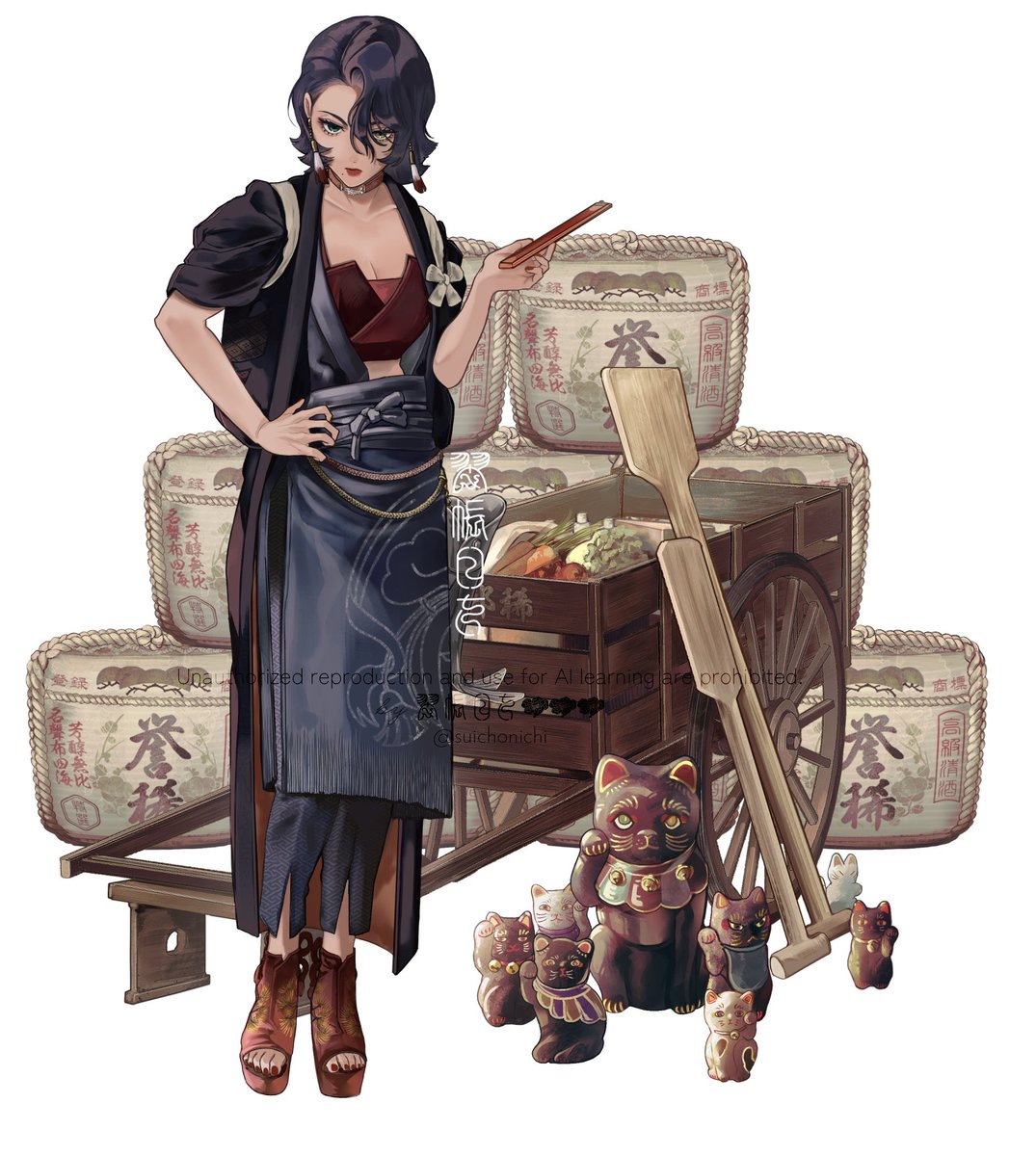 翠帳 日七 tweet media