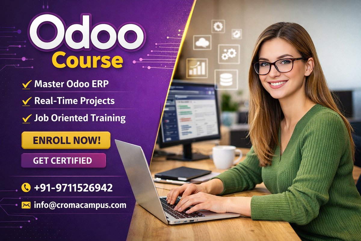 Laxmikantm37910's tweet photo. Professional Odoo Course for ERP Mastery
Visit here: https://t.co/JOoYUogwmY
#odoo #ERP #certification #CareerGrowth #training #education #odootraining #odoocourse
๐
๐จ๐ซ ๐
๐ซ๐๐ ๐๐จ๐ง๐ฌ๐ฎ๐ฅ๐ญ๐๐ญ๐ข๐จ๐ง:
๐๐๐ฅ๐ฅ/๐๐ก๐๐ญ๐ฌ๐๐ฉ๐ฉ:+91-9711526942 https://t.co/eOfLOJ13Fz
