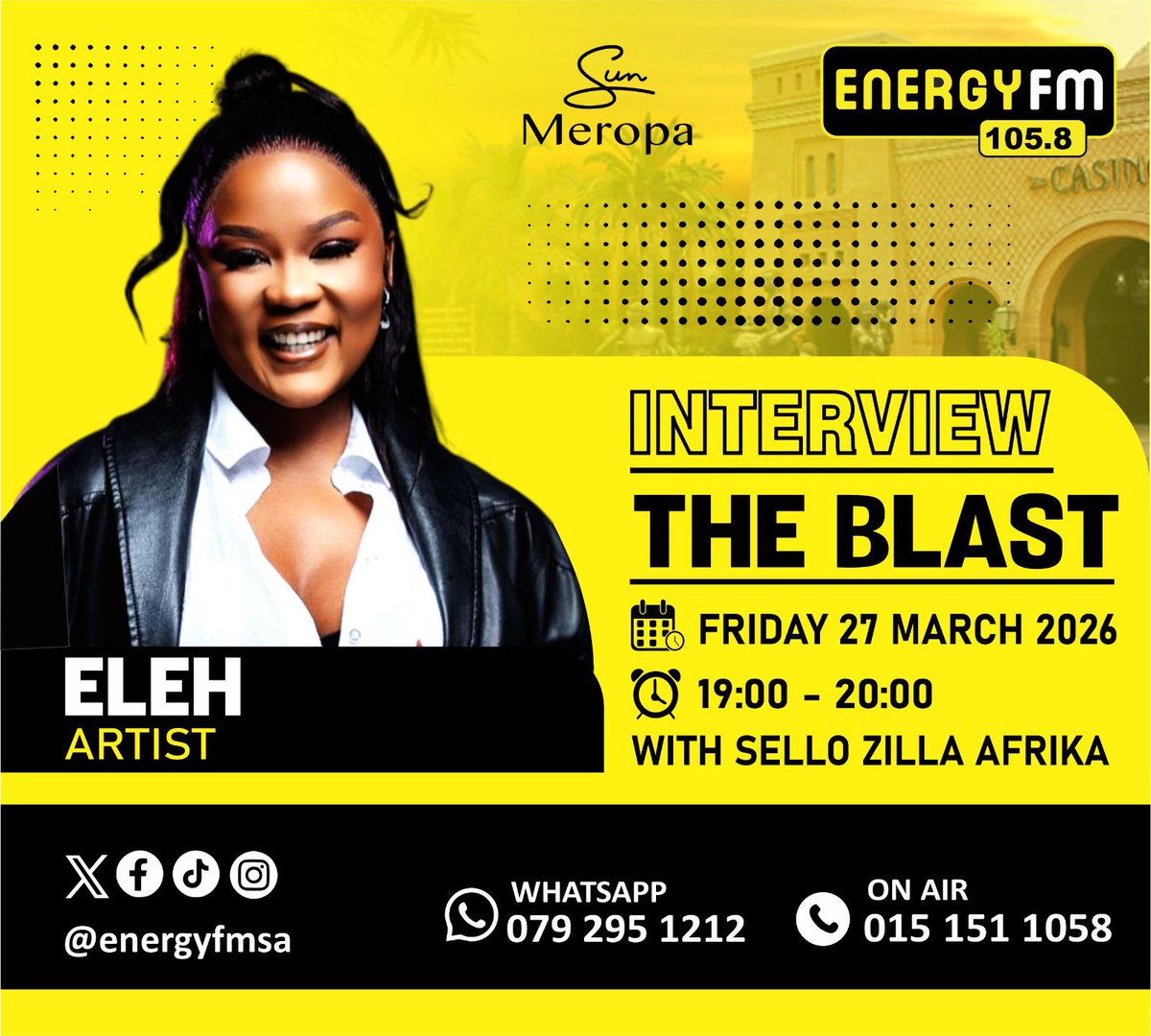 Energy FM SA 105.8FM tweet media