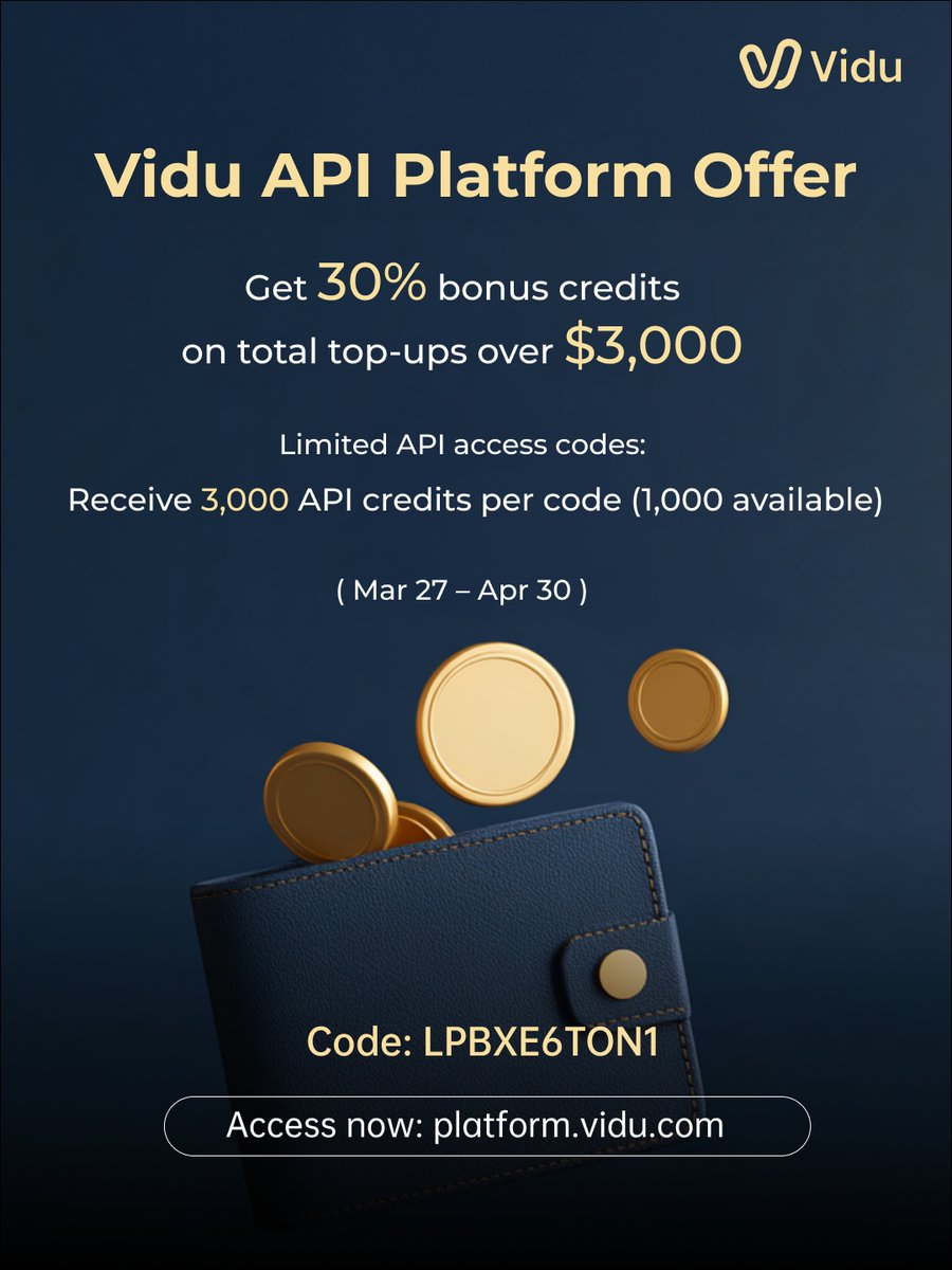 Some tools are saying goodbye, but creation doesn’t have to. 
We’re seeing changes across the video generation space, and the need for stability and continuity has never been more important. Built around what creators and enterprises truly need, Vidu offers a full set of programs