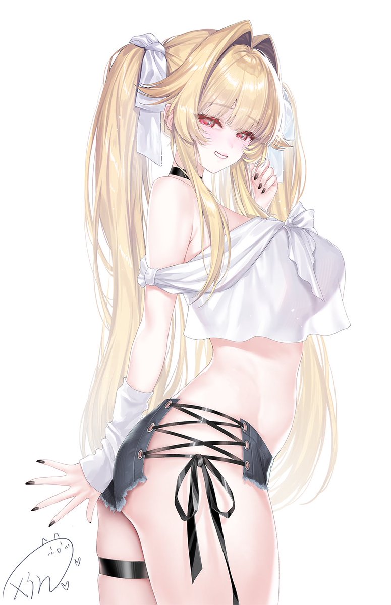 話題のショートパンツ、
うちの子に着せてみました!✨ 